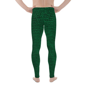 Open image in slideshow, Dragon Scale (Green) Men&#39;s Leggings
