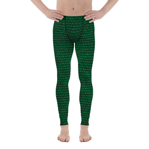 Dragon Scale (Green) Men's Leggings