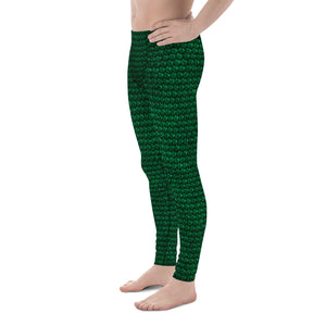 Dragon Scale (Green) Men's Leggings