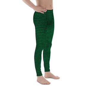 Dragon Scale (Green) Men's Leggings